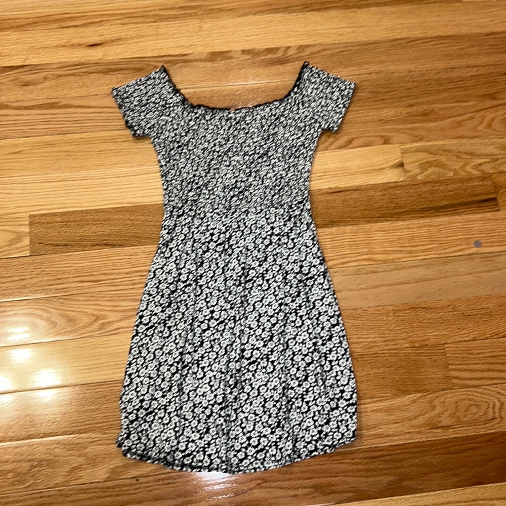 Hollister floral off the shoulder dress